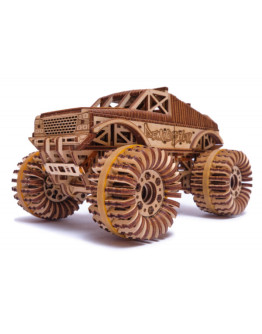 Механический 3D-пазл из дерева Wood Trick Монстр-Трак