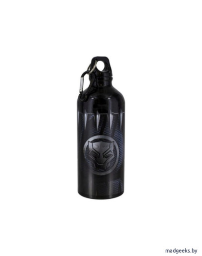 Бутылка для воды Paladone Black Panther Metal Water Bottle PP4837BP