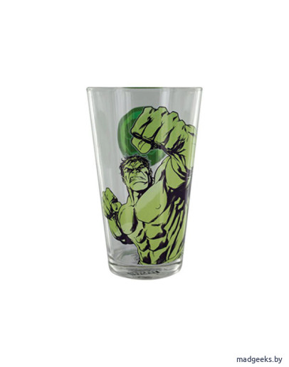 Бокал стеклянный Paladone Marvel Avengers Hulk Colour Change Glass PP2987MAV2