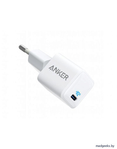 Сетевое зарядное устройство Anker PowerPort 3 Nano 20 Вт USB-C