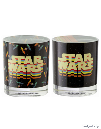 Набор бокалов Funko Star Wars Retro: Tumbler Set (2 шт.): Retro Vehicles UT-SW06326