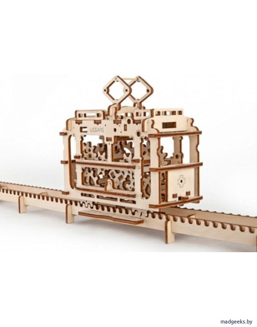 3D-пазл UGears Трамвай (Tram)