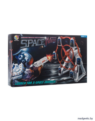 Игровой набор BLD TOYS Space Wars Стрельба из бластера по мельнице с мишенями