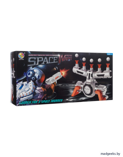 Игровой набор BLD TOYS Space Wars Стрельба из бластера по летающим шарикам