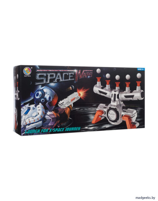 Игровой набор BLD TOYS Space Wars Стрельба из бластера по летающим шарикам
