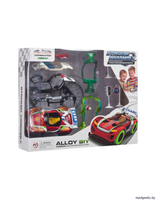 Машинка-конструктор KLX TOYS Кабриолет Modified со звуками