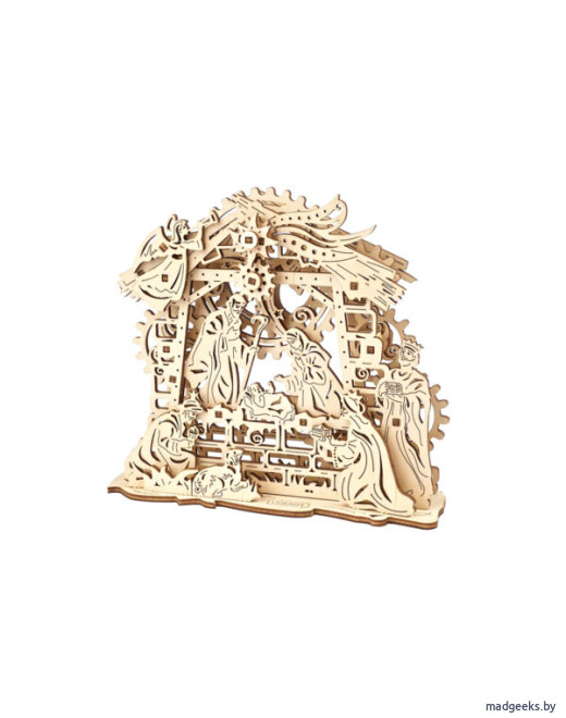 3D-пазл UGears Рождественский Вертеп
