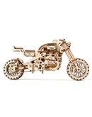 3D-пазл UGears Мотоцикл Scrambler UGR-10 с коляской