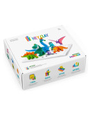 Легкий пластилин для лепки HEY CLAY «Залипаки» Динозавры (18 баночек)