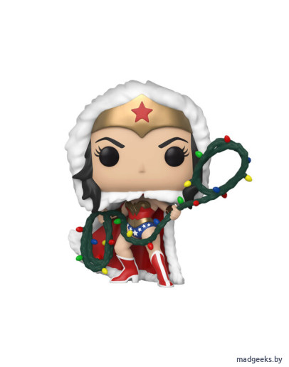 Фигурка Funko POP! DC Holiday Чудо-женщина с лассо-гирляндой 50652