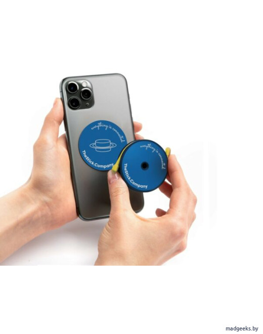 Магнитный держатель для телефона IMStick Blue