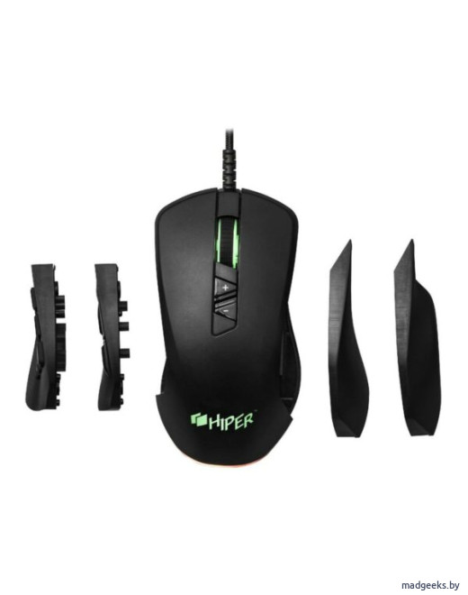 Игровая мышь HIPER Quantum   QM-2 Black USB