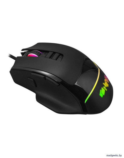 Игровая мышь HIPER Quantum QM-1 Black USB