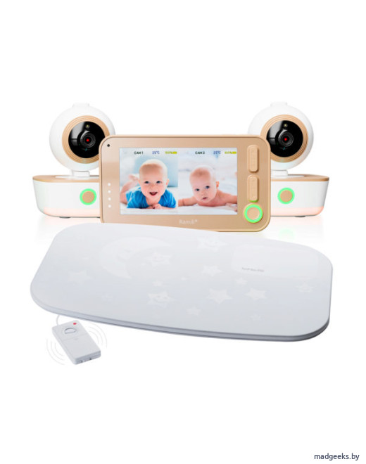 Видеоняня с монитором дыхания Ramili Baby RV1300X2SP
