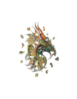 Деревянный пазл Артвентура Китайский дракон