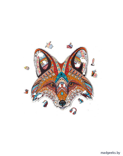 Деревянный пазл Артвентура Лиса тотем