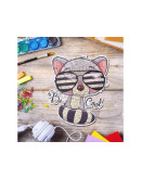 Детский деревянный пазл Артвентура Енотик в очках