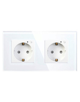Умная встраиваемая Wi-Fi розетка HIPER IoT Outlet W02 Duo