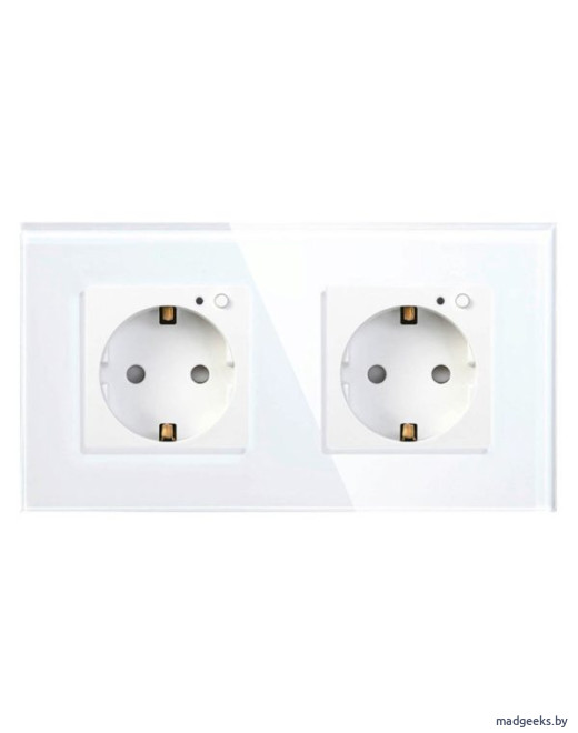 Умная встраиваемая Wi-Fi розетка HIPER IoT Outlet W02 Duo