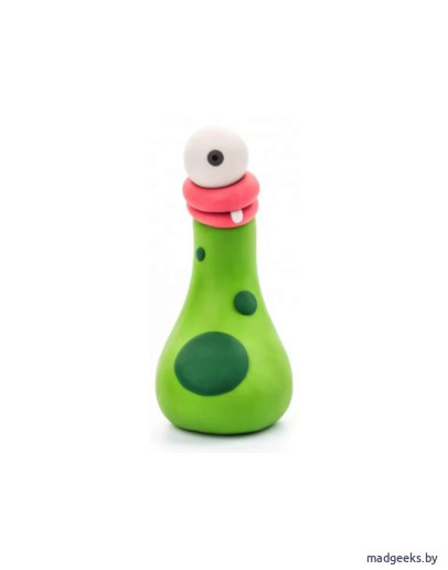 Легкий пластилин для лепки HEY CLAY «Залипаки» Циклоп (5 баночек)