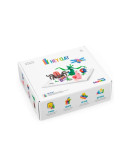 Легкий пластилин для лепки HEY CLAY «Залипаки» Букашки (18 баночек)