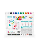 Легкий пластилин для лепки HEY CLAY «Залипаки» Букашки (18 баночек)