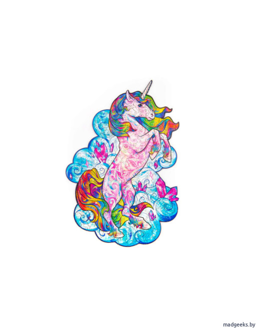 Деревянный пазл Unidragon Вдохновляющий Единорог (41 × 31 см, 319 дет.)