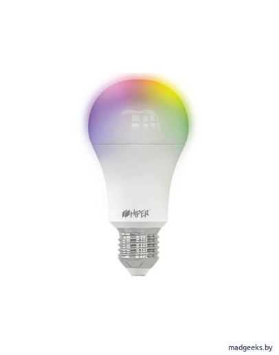 Умная LED E27 лампочка Wi-Fi HIPER IoT A61 RGB