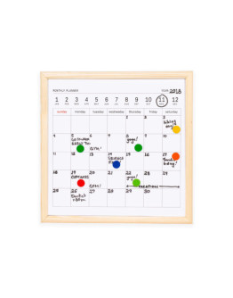 Календарь для заметок с маркером Kikkerland Whiteboard calendar