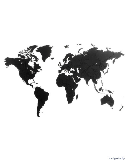 Интерьерный пазл MiMi World Map True Puzzle (100 х 60 см)