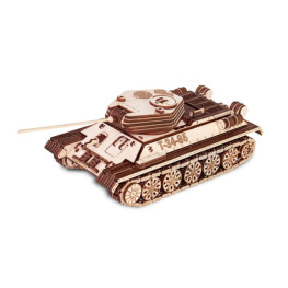 Деревянный конструктор Eco Wood Art Танк Т-34-85