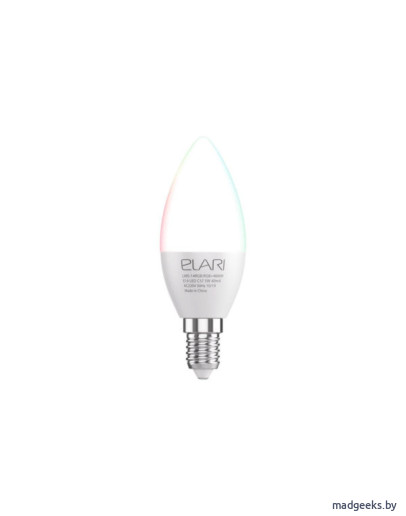 Умная многоцветная светодиодная лампа Elari SmartLED Color E14 с голосовым/дистанционным управлением