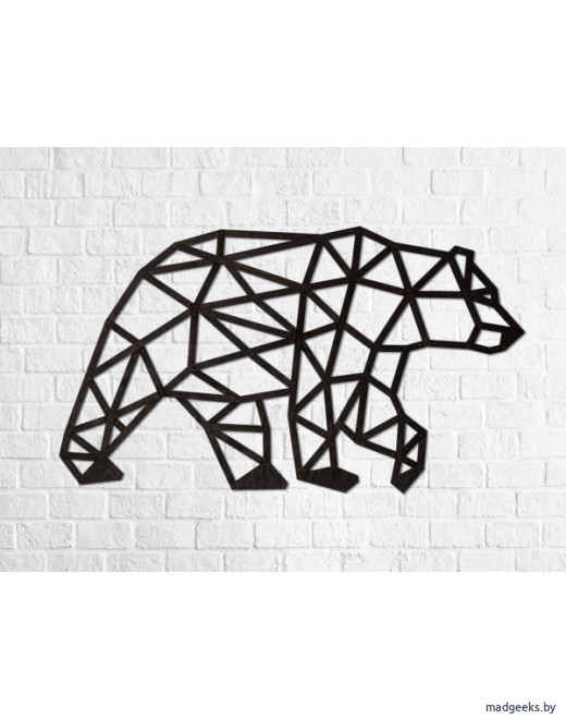 Деревянный интерьерный пазл Eco Wood Art Медведь