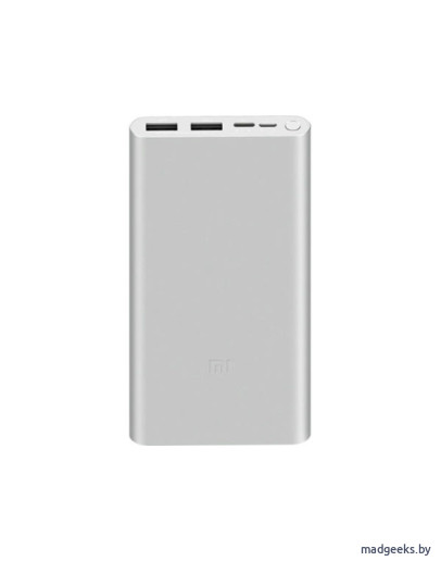 Внешний аккумулятор Xiaomi Mi Power Bank 3 10000 мАч Fast Charger Version 18 Вт
