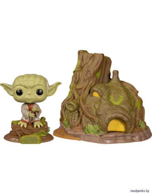 Фигурка Funko POP! Звездные войны Йода и его хижина на Дагобе 46765