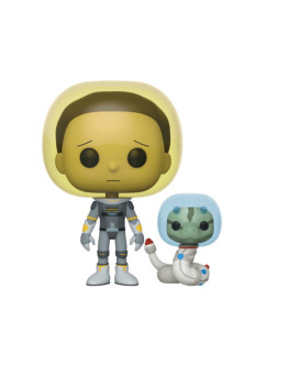 Фигурка Funko POP! Рик и Морти Морти в скафандре со змеёй 45435