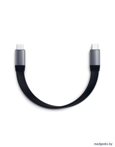 Кабель Satechi Flat USB-C / USB-C (23 см)
