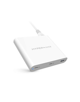 Сетевое зарядное устройство Hyper HyperJuice Dual USB-C Charger с QC 3.0 USB-A