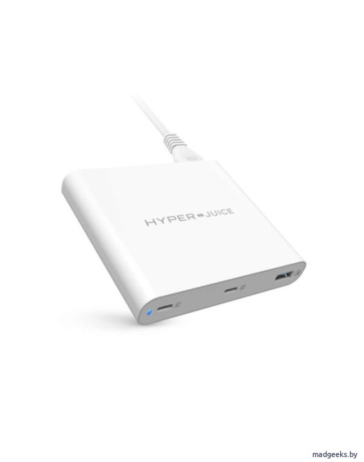 Сетевое зарядное устройство Hyper HyperJuice Dual USB-C Charger с QC 3.0 USB-A