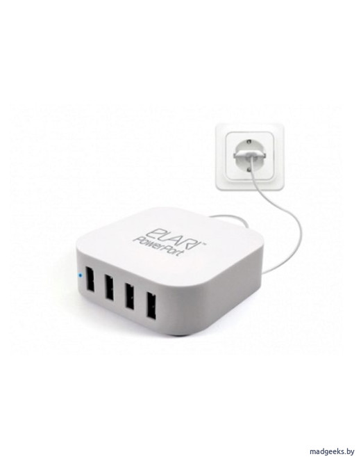 Зарядная станция на 4 USB-порта Elari PowerPort Mini