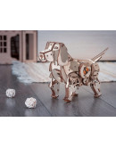 Деревянный 3D-конструктор Eco Wood Art Механический щенок Puppy