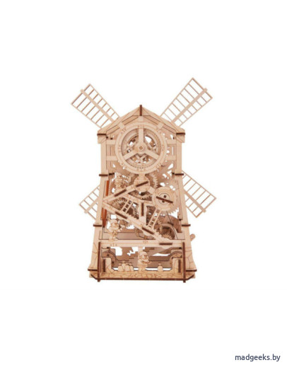 Механический 3D-пазл из дерева Wood Trick Механическая мельница