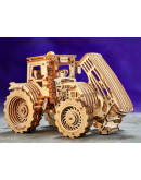 Механический 3D-пазл из дерева Wood Trick Трактор