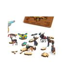 Деревянный пазл Unidragon Чарующая сова (35 × 21 см, 187 дет.)