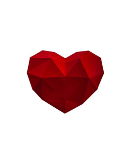 Набор для сборки полигональной фигуры Loft Box Сердце