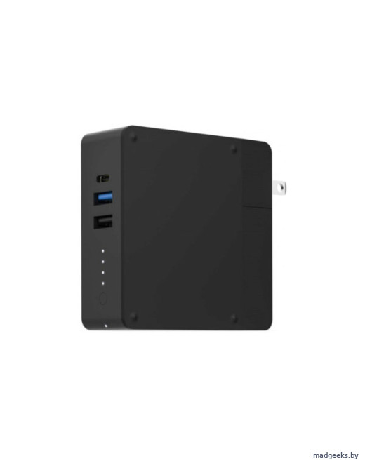 Сетевое зарядное устройство Mophie Global Powerstation Hub с функцией внешнего аккумулятора и беспроводной зарядки