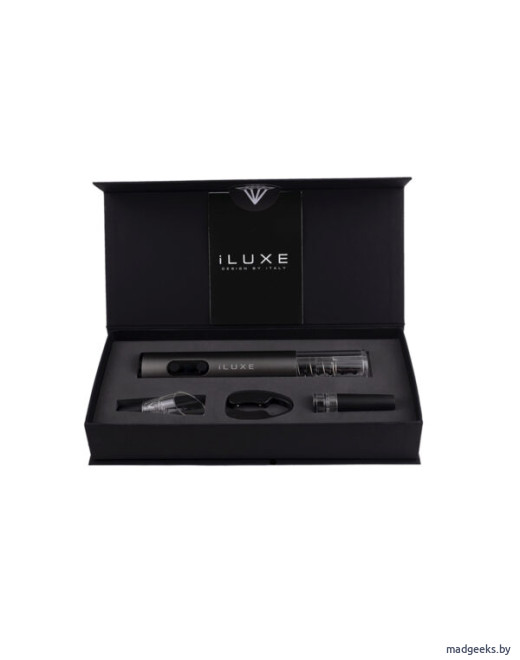 Подарочный винный набор с электроштопором iLUXE Prestige