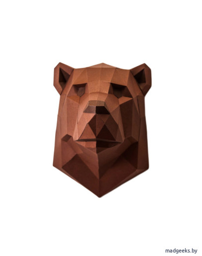 Набор для сборки полигональной фигуры Loft Box Медведь