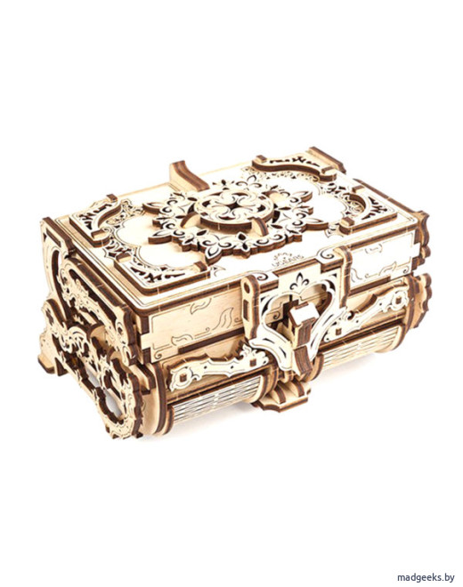 3D-пазл UGears Антикварная шкатулка