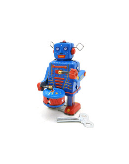 Заводной ретро-робот Барабанщик (R17)